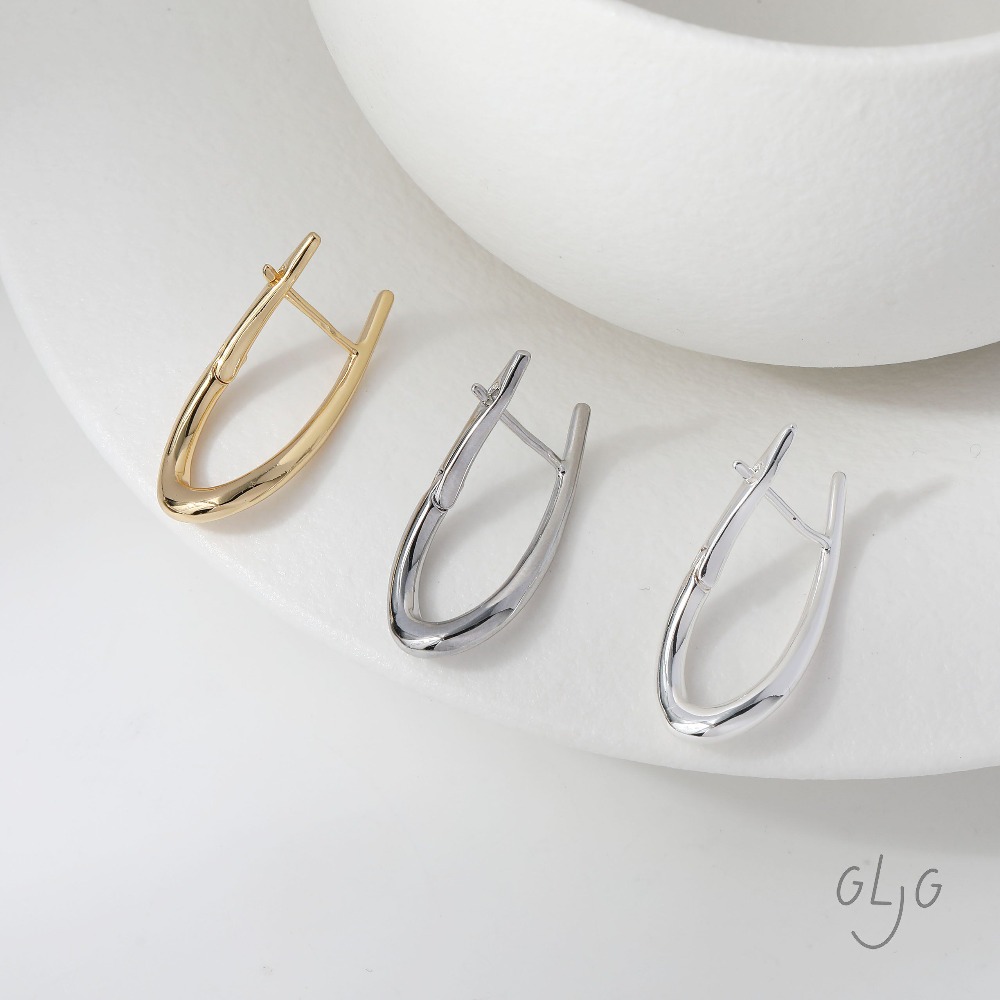 4PCS Twisted Shape Ear Studs D - Jewelry Making Articles incelemesi ve fiyatı