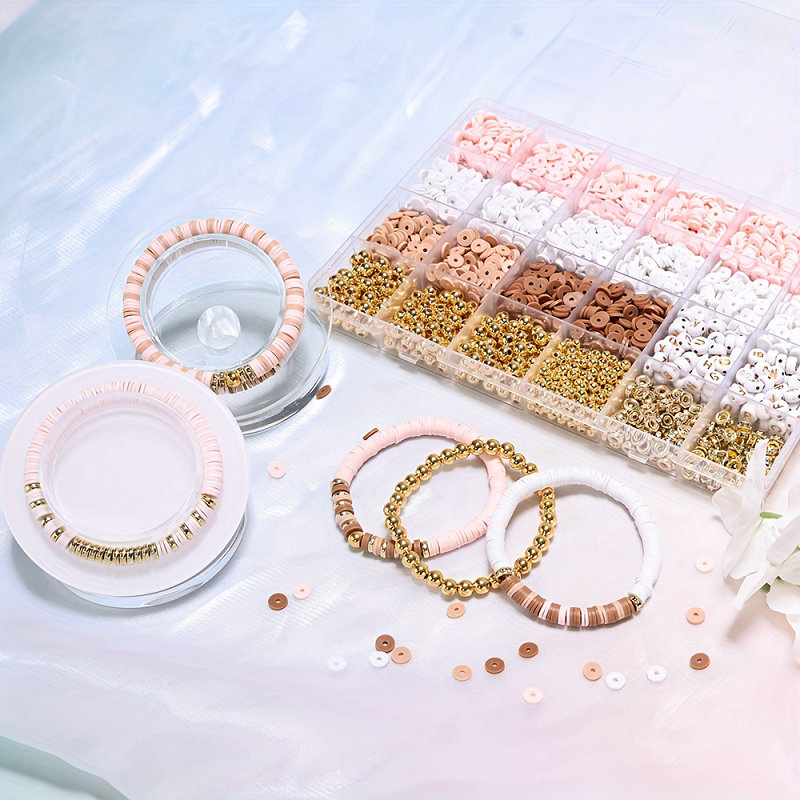 Style DIY Clay Beads Bracelet  - Jewelry Making Kit For Kids incelemesi ve fiyatı