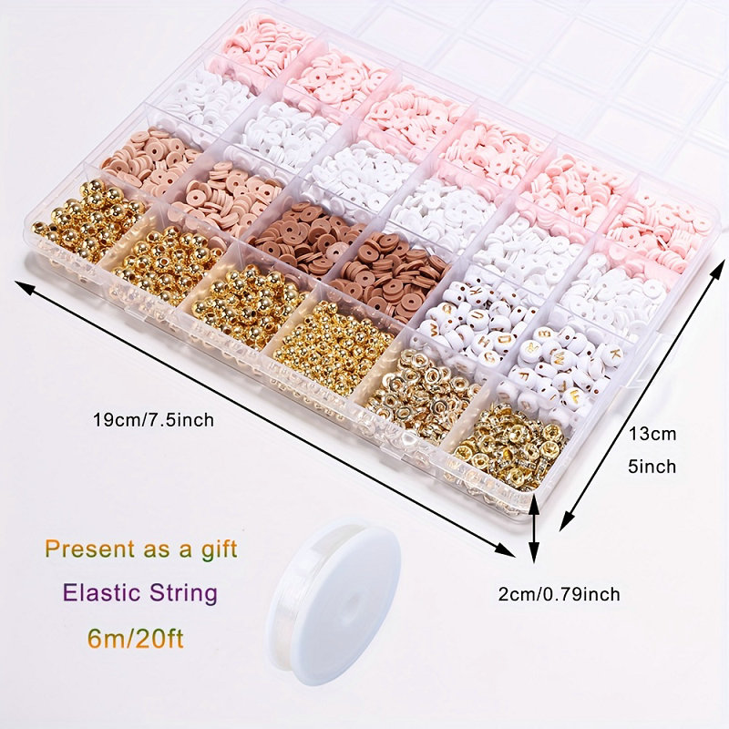 Style DIY Clay Beads Bracelet  - Jewelry Making Kit For Kids incelemesi ve fiyatı