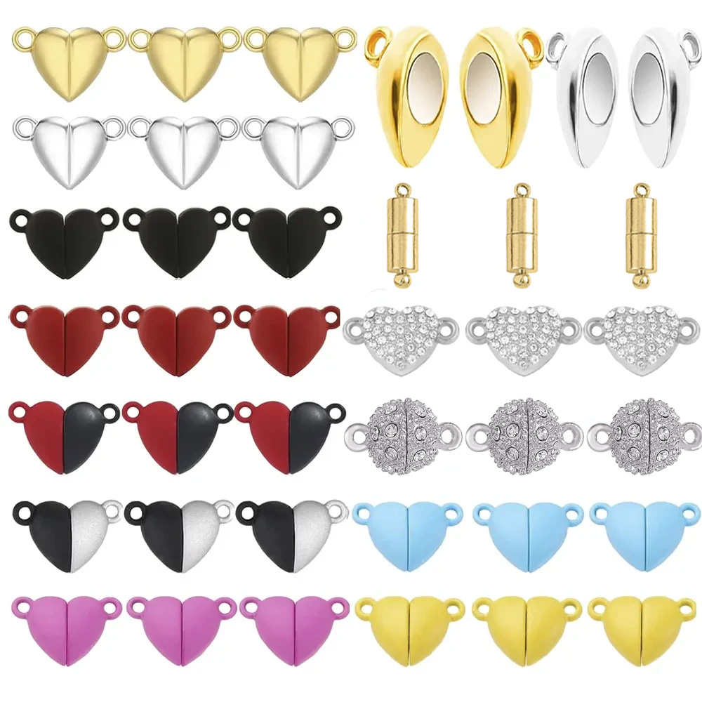 5pair Heart Magnet Connector C - Jewelry Making For Couples incelemesi ve fiyatı