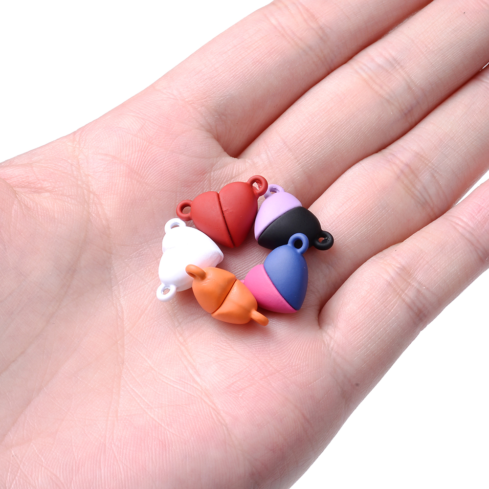 5pair Heart Magnet Connector C - Jewelry Making For Couples incelemesi ve fiyatı