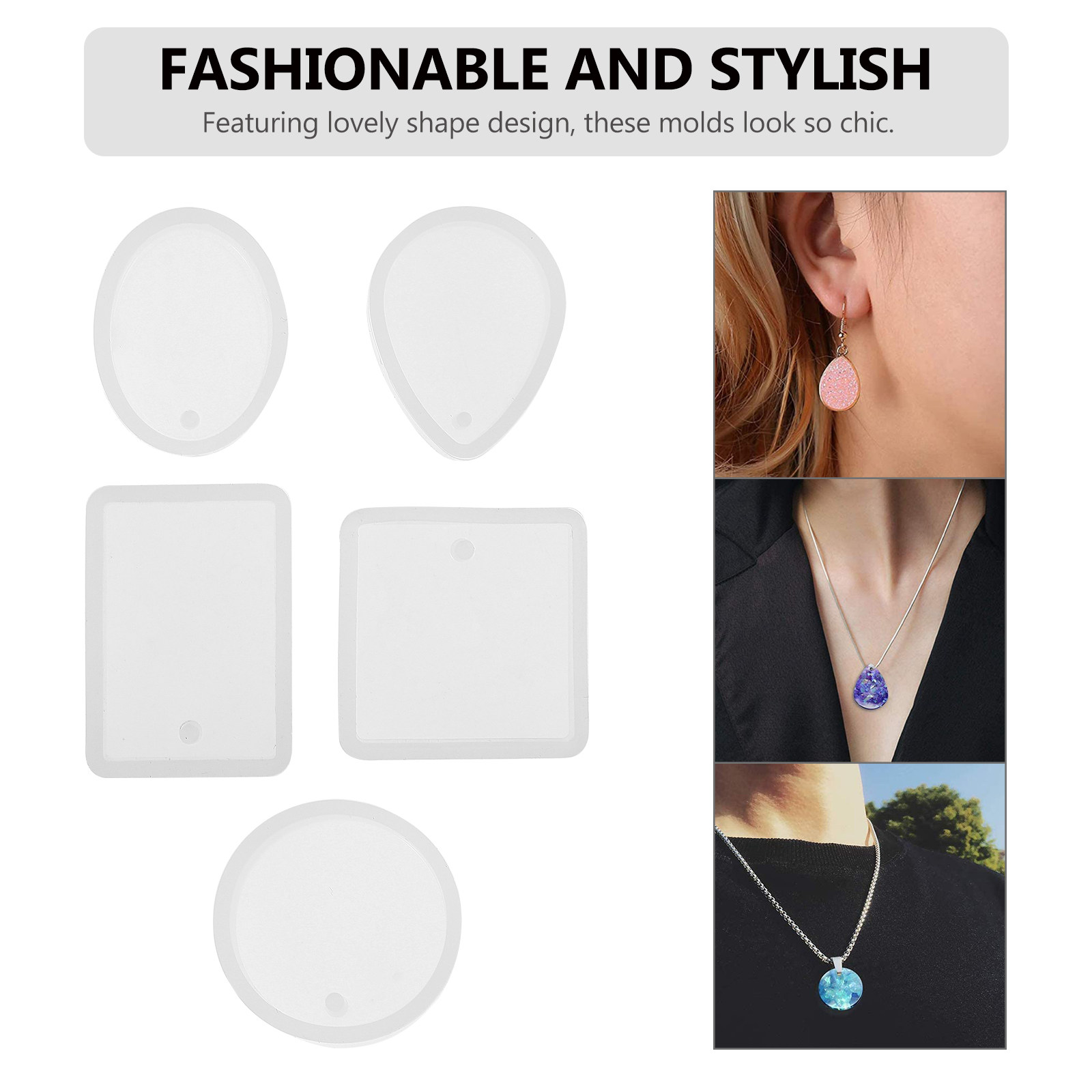 10pcs Diy Keychain Pendant Cha - Jewelry Making Mold incelemesi ve fiyatı