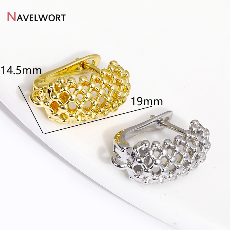 18K Gold Plated Brass  Hollow  - Jewelry Making Articles incelemesi ve fiyatı