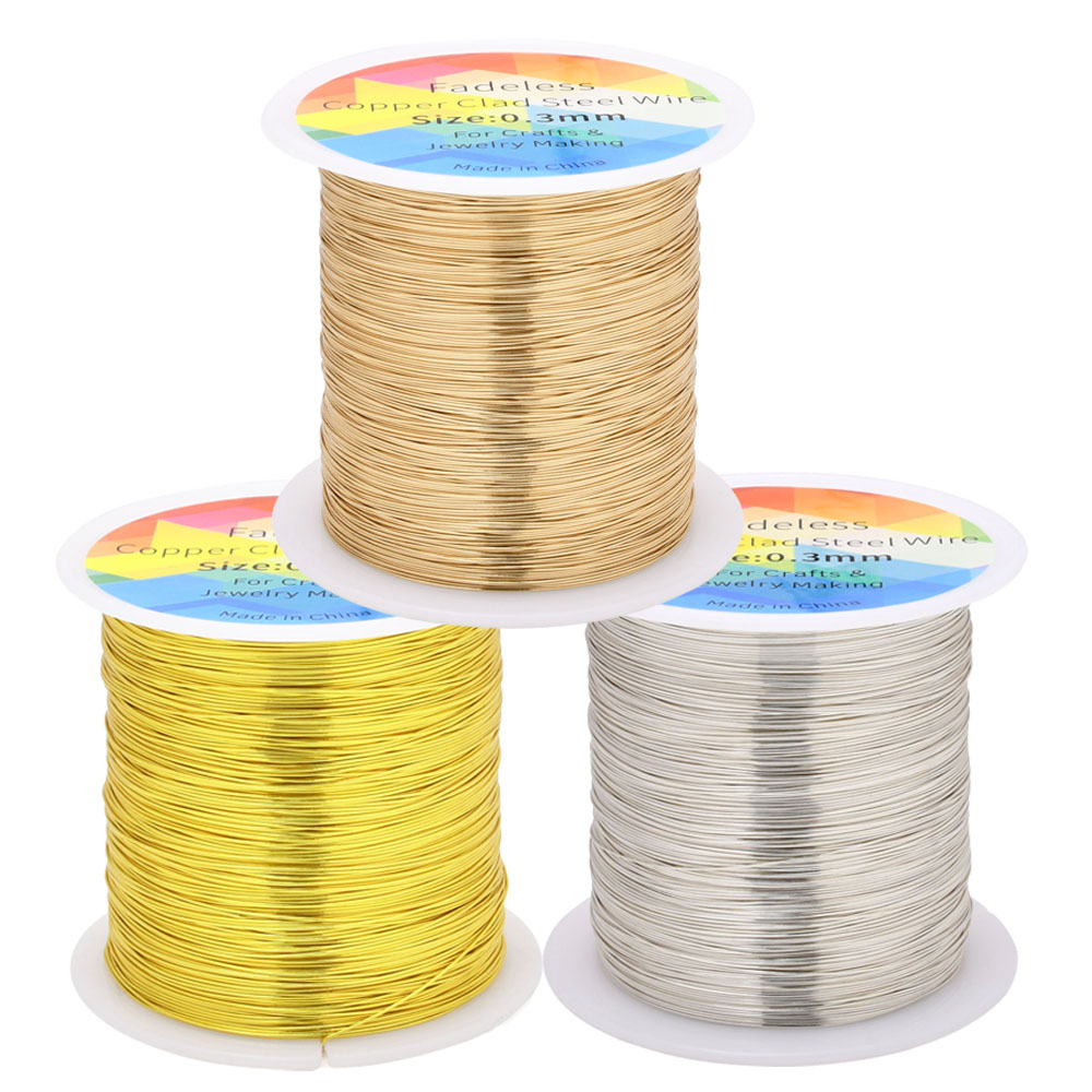 100m/328ft Fadeless Copper Cla - Jewelry Making Wire incelemesi ve fiyatı