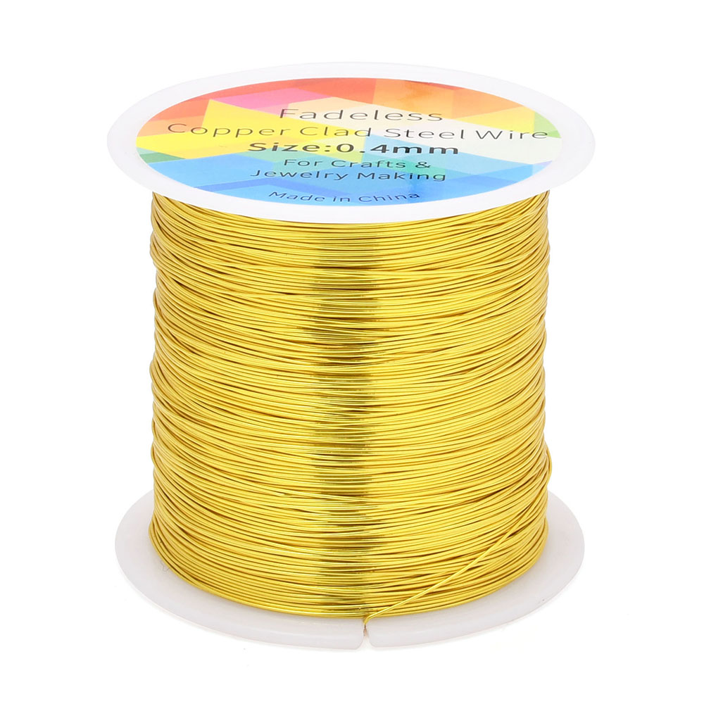 100m/328ft Fadeless Copper Cla - Jewelry Making Wire incelemesi ve fiyatı