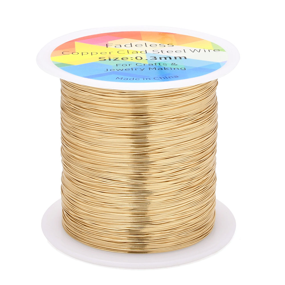 100m/328ft Fadeless Copper Cla - Jewelry Making Wire incelemesi ve fiyatı