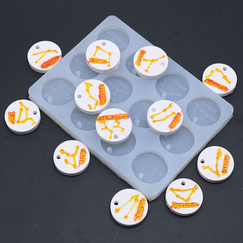 12 Holes Constellation Pendant - Jewelry Making Mold incelemesi ve fiyatı