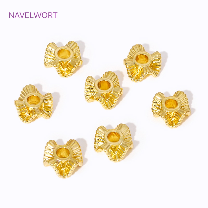 18K Gold Plated Wavy Shape Spa - Jewelry Making Items incelemesi ve fiyatı