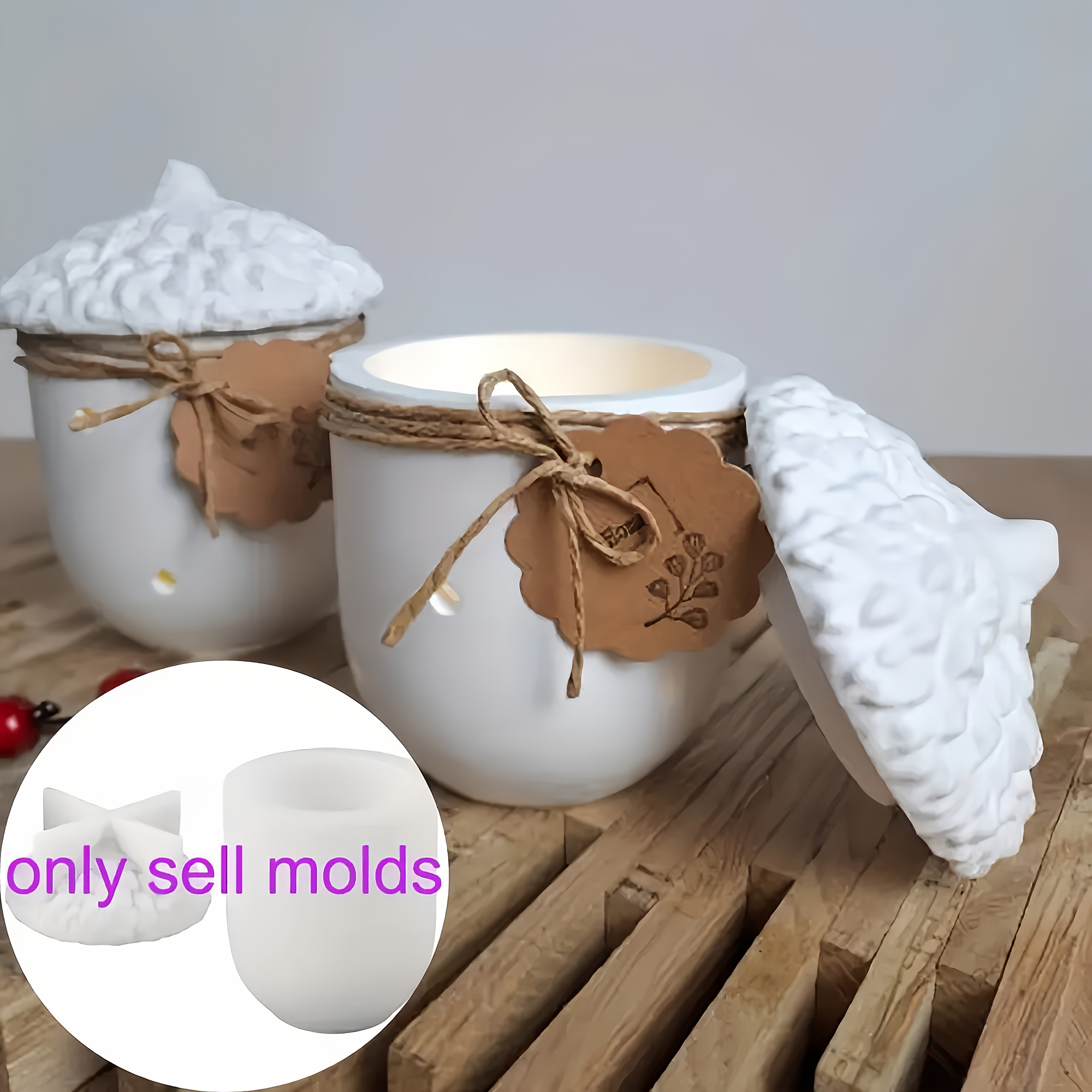1pc Acorn and Pinecone Jar Sil - Jewelry Making Mold incelemesi ve fiyatı