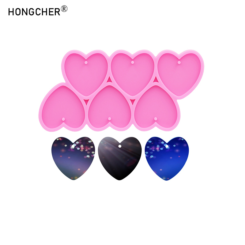 Shiny mirror love epoxy resin  - Jewelry Making Mold incelemesi ve fiyatı