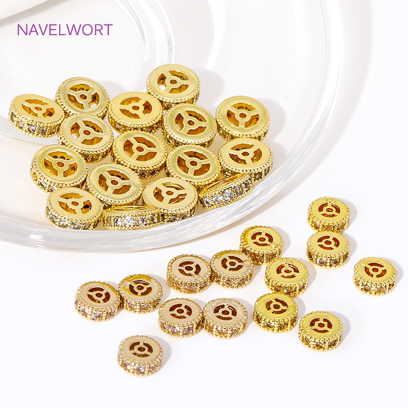 14K/18K Gold Plated Flat Round - Jewelry Making Items incelemesi ve fiyatı