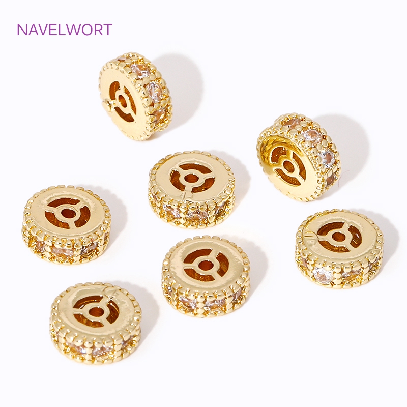 14K/18K Gold Plated Flat Round - Jewelry Making Items incelemesi ve fiyatı