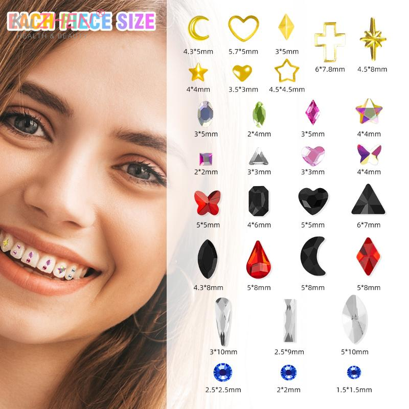 1 Set Sequins Dental Tooth Gem - Jewelry Making Tool Kit incelemesi ve fiyatı