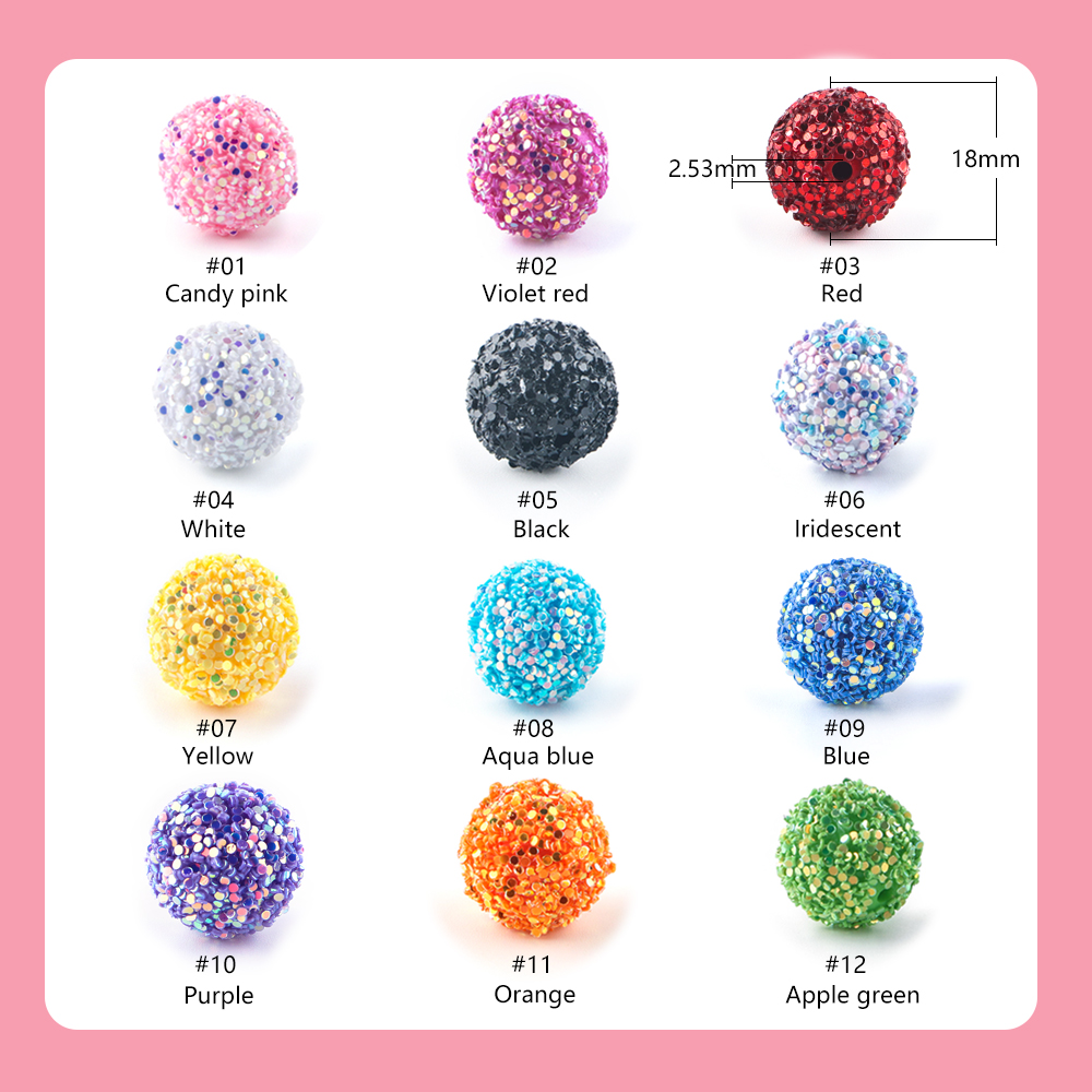 18/20MM Acrylic Round Bead Mer - Jewelry Making Process incelemesi ve fiyatı