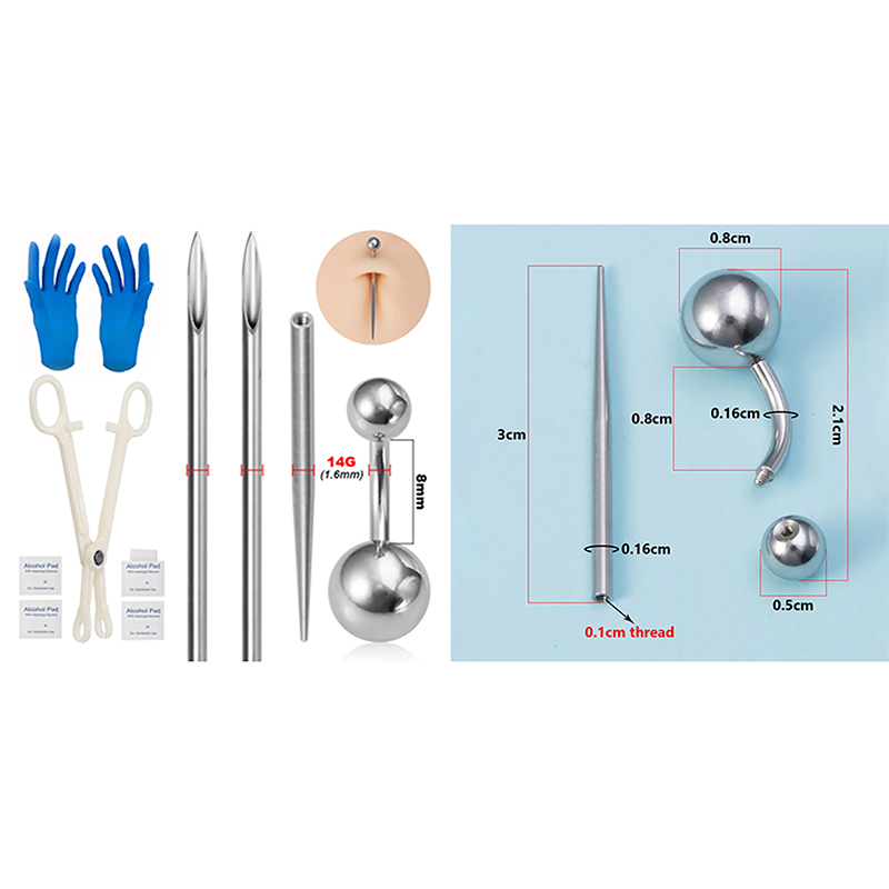 Body Piercing Kit Surgical Ste - Jewelry Plier Set incelemesi ve fiyatı